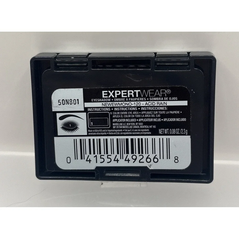Maybelline‎ ExpertWear Eye Shadow 120S Acid Rain 0.08 Oz Sealed New